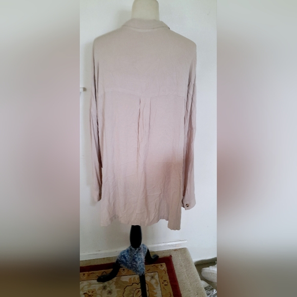 NWT j.nna autumn floral Print women's button down Blouse Size 1XL - Picture 7 of 16